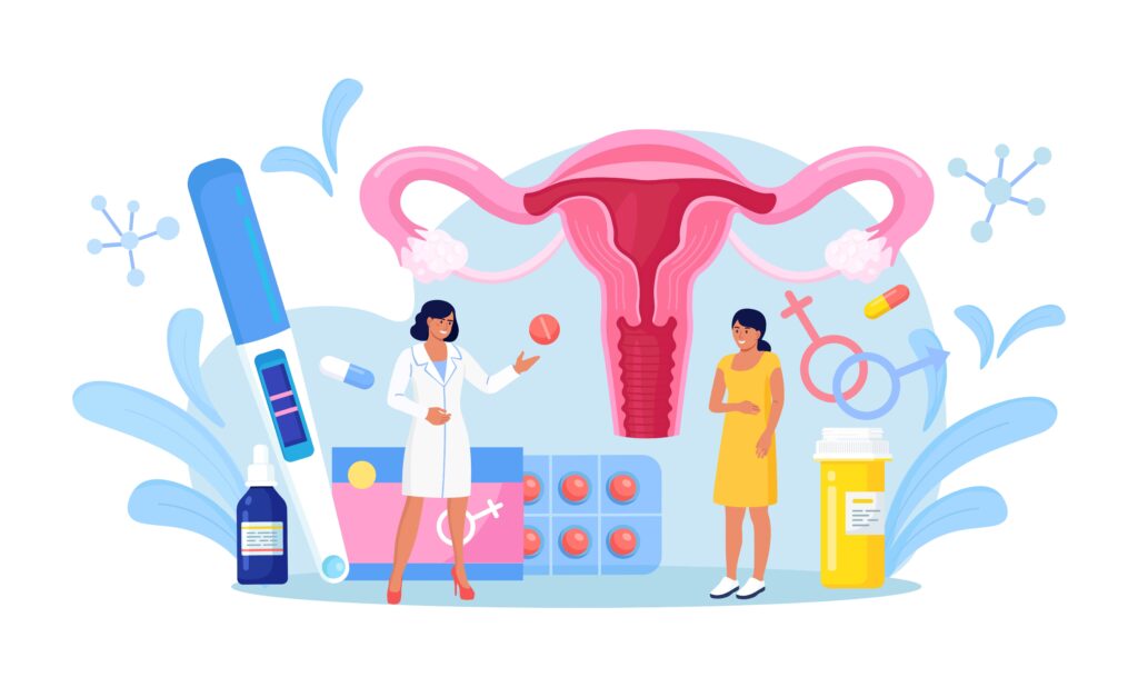 Ginecóloga explicando sobre los Tratamientos para la Fertilidad Femenina