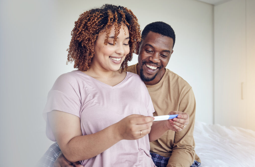 Pareja quien logro su embarazo gracias a las Naprotecnología